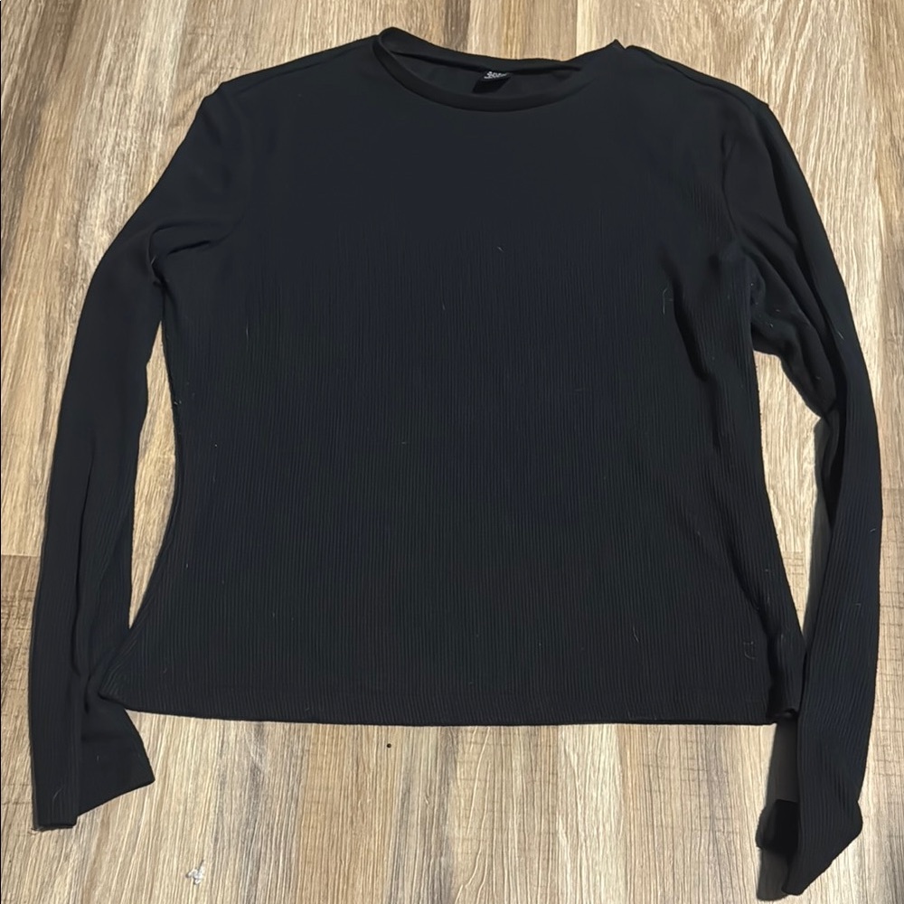 Black Long Sleeve Top